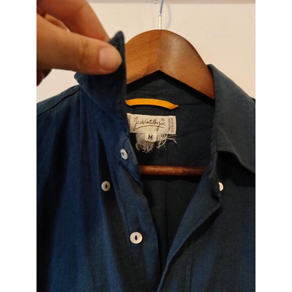 JC DE CASTELBAJAC - Embroidered blue shirt - Sz M - Picture 5 of 8